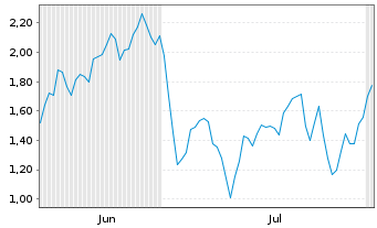Chart Mini Future Short LVMH - 6 Months