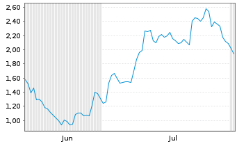 Chart Mini Future Long BMW - 6 mois