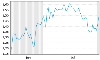Chart Mini Future Short Berkshire Hathaway - 6 mois