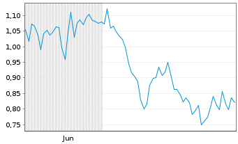 Chart Mini Future Short Muenchener Rueck - 6 Monate
