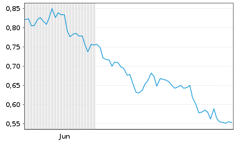 Chart Mini Future Short ING - 6 Monate