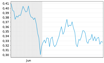 Chart Mini Future Short Walt Disney - 6 Monate