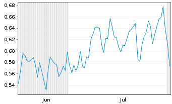 Chart Mini Future Long BAWAG Group - 6 mois