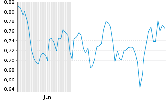 Chart Mini Future Long Merck - 6 Monate