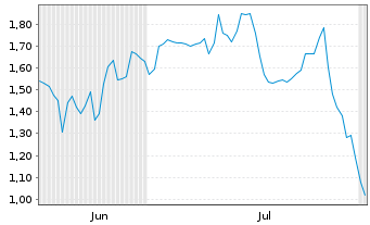 Chart Mini Future Long Gerresheimer - 6 mois