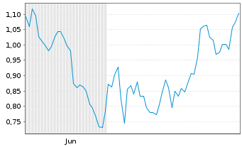 Chart Mini Future Short Mutares - 6 Monate
