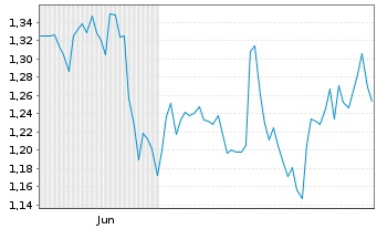 Chart Mini Future Long Realty Income - 6 Monate
