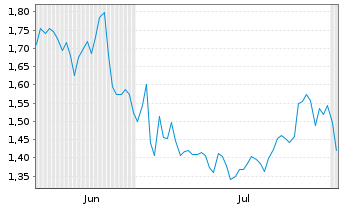 Chart Mini Future Long Berkshire Hathaway - 6 mois