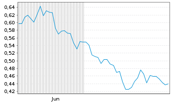 Chart Mini Future Short ING - 6 Monate