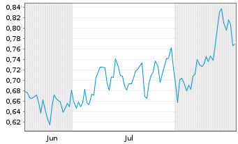 Chart Mini Future Long BAWAG Group - 6 Monate