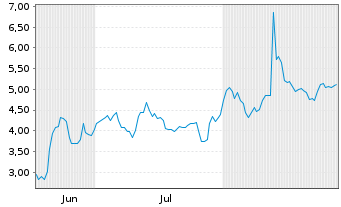 Chart Mini Future Short Adyen - 6 Monate