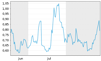 Chart Mini Future Long Vulcan Energy Resources - 6 Monate