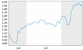 Chart Mini Future Short Northern Data - 6 Monate