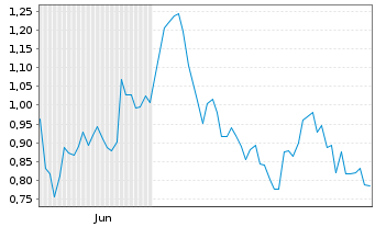 Chart Mini Future Short IONOS Group - 6 Monate