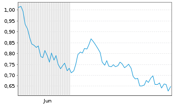 Chart Mini Future Short Aroundtown - 6 Monate