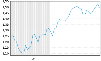 Chart Mini Future Long Infineon - 6 Monate