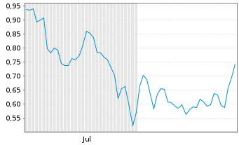 Chart Mini Future Short NVIDIA - 6 Monate