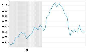 Chart Mini Future Long Palantir - 6 Months