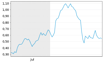 Chart Mini Future Long Palantir - 6 Months