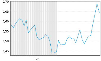 Chart Mini Future Long Pan American Silver - 6 mois