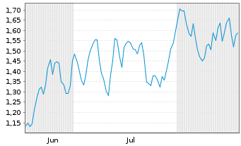 Chart Mini Future Short Brenntag - 6 Monate