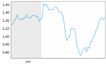 Chart Mini Future Short AMC Entertainment Holdings - 6 Monate