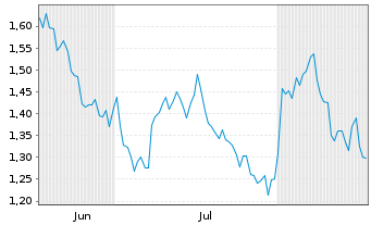 Chart Mini Future Short Bank of America - 6 Monate