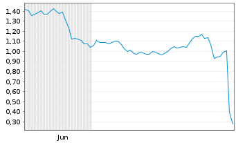 Chart Mini Future Long Anheuser-Busch InBev - 6 Monate