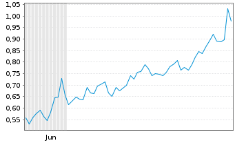 Chart Mini Future Long Amazon - 6 Monate