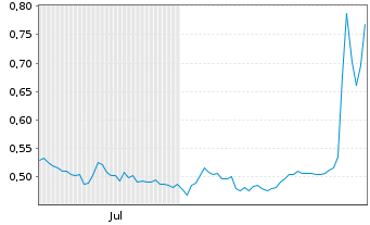 Chart Mini Future Long Vivoryon Therapeutics - 6 Monate