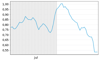 Chart Mini Future Short OMV - 6 Monate