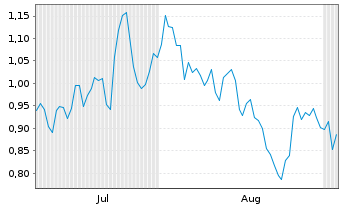 Chart Mini Future Short TotalEnergies - 6 Monate