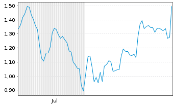 Chart Mini Future Short Oracle - 6 Monate