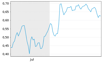 Chart Mini Future Short Verbio Vereinigte Bioenergie - 6 Monate