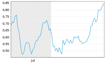Chart Mini Future Long Occidental Petroleum - 6 Monate