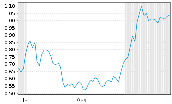 Chart Mini Future Short Infineon - 6 Months