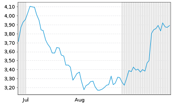 Chart Mini Future Short BMW - 6 Monate