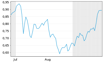 Chart Mini Future Short Hexatronic Group - 6 Monate