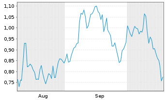 Chart Mini Future Long Mutares - 6 Monate