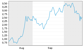 Chart Mini Future Long NIO - 6 Monate