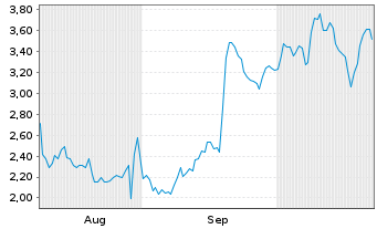 Chart Mini Future Long CrowdStrike Holdings - 6 Monate