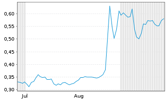 Chart Mini Future Long Vivoryon Therapeutics - 6 Months