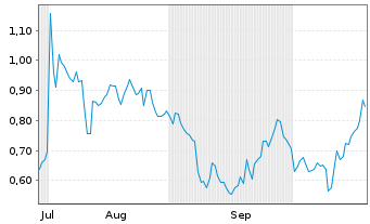 Chart Mini Future Short Mutares - 6 Monate