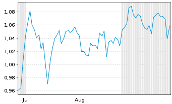 Chart Mini Future Short Borussia Dortmund - 6 Monate