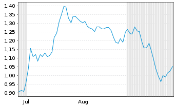 Chart Mini Future Short IBM - 6 Months