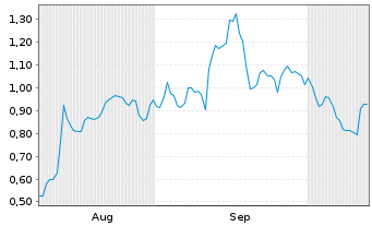 Chart Mini Future Short SAP - 6 Monate
