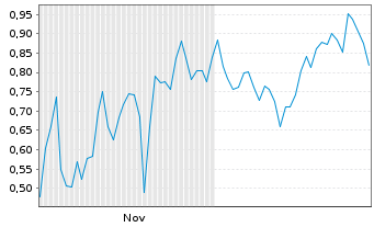 Chart Mini Future Short NVIDIA - 6 Monate
