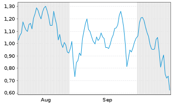 Chart Mini Future Long Kion Group - 6 Monate