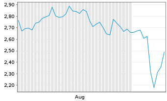 Chart Mini Future Long Intuitive Surgical - 6 Monate
