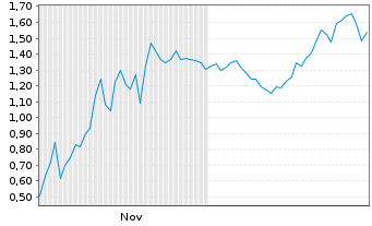 Chart Mini Future Short Super Micro Computer - 6 Monate